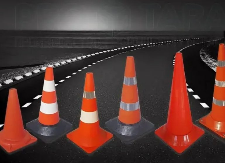 Надежный сигнальный дорожный конус для организации движения