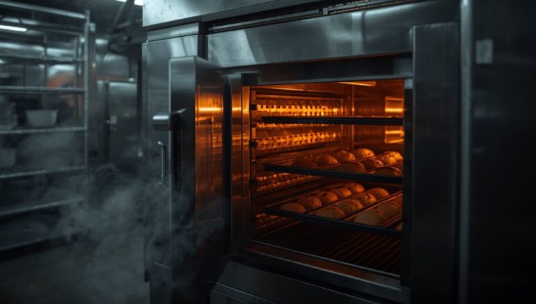Ротационная печь для пекарни: что это и как она работает